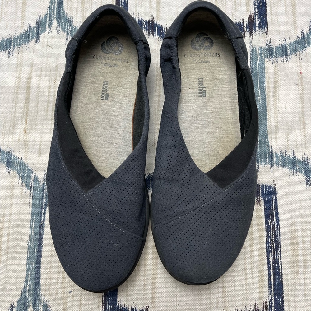 Cloudsteppers by Clarks Women's Gray Slip-On Shoes